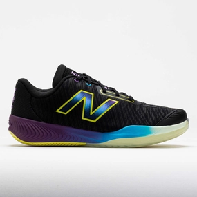 New Balance 996v5 Men's  Black/Purple Fade/Coastal Blue Foot Form closed - toe - feature shoes