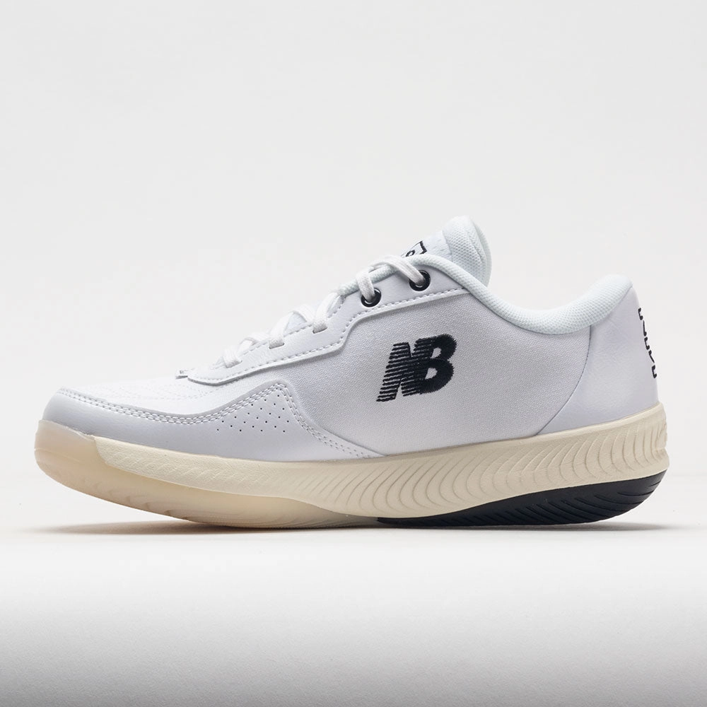 New Balance 996v5 Men's  White/Black running during work breaks