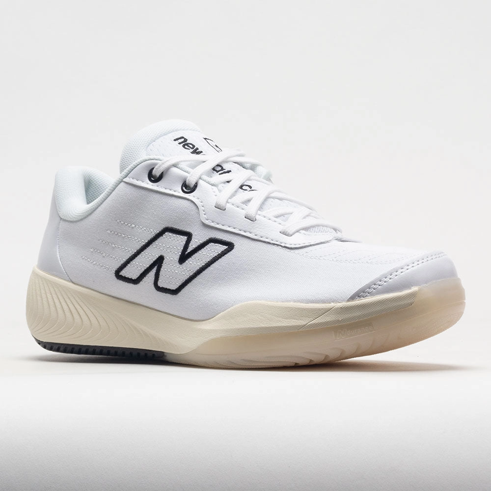 foot - speed running shoes effortless - running New Balance 996v5 Men's  White/Black