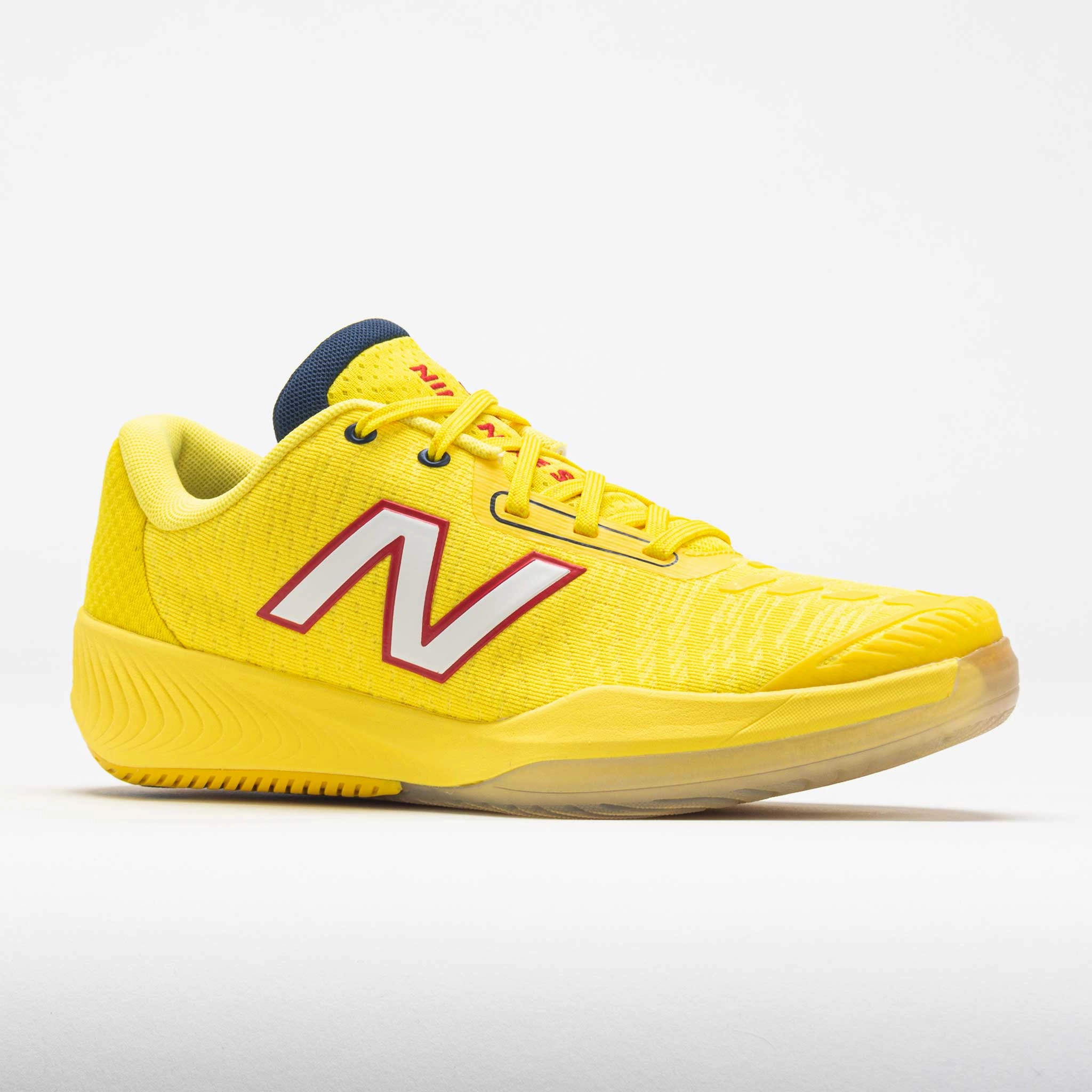 Thermoregulating logo - sequined shoes New Balance 996v5 Women's  Ginger Lemon/White/Navy