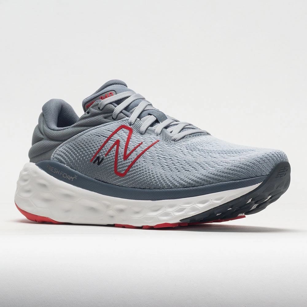 Soft New Balance Fresh Foam X 840v1 Men's  Aluminum Grey/True Red
