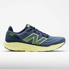 New Balance Fresh Foam X 880v14 Men's  Arctic Grey/Limelight/NB Navy Quick Drying Fabric Curvy Running
