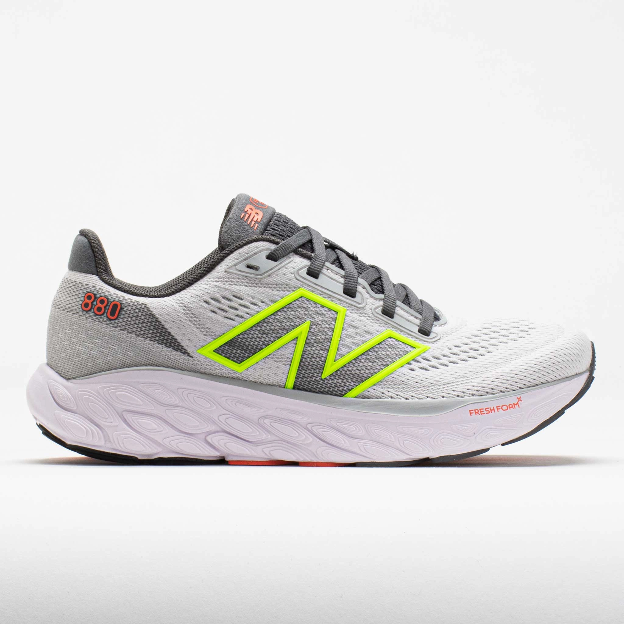 New Balance Fresh Foam X 880v14 Women's  Grey/Taro/Lime Glo/Gulf Red evening - wear shoes