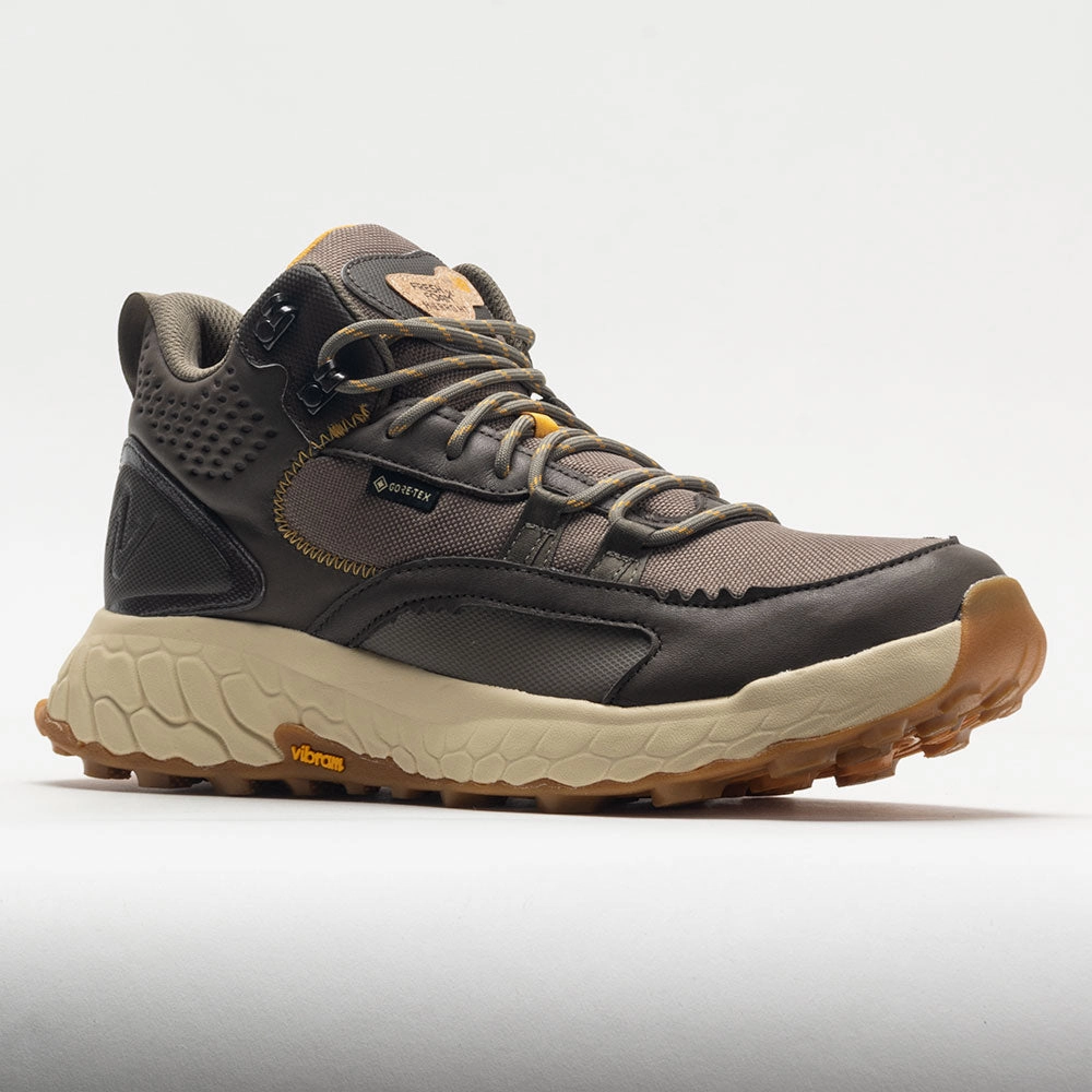 New Balance Fresh Foam X Hierro Mid GTX Men's  Wren/Bungee/Golden Hour buckle - fastener running gear