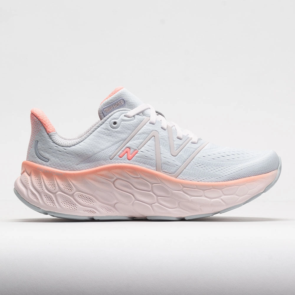 opera - themed running option New Balance Fresh Foam X More v4 Women's  Quartz Grey/Pink/Grapefruit