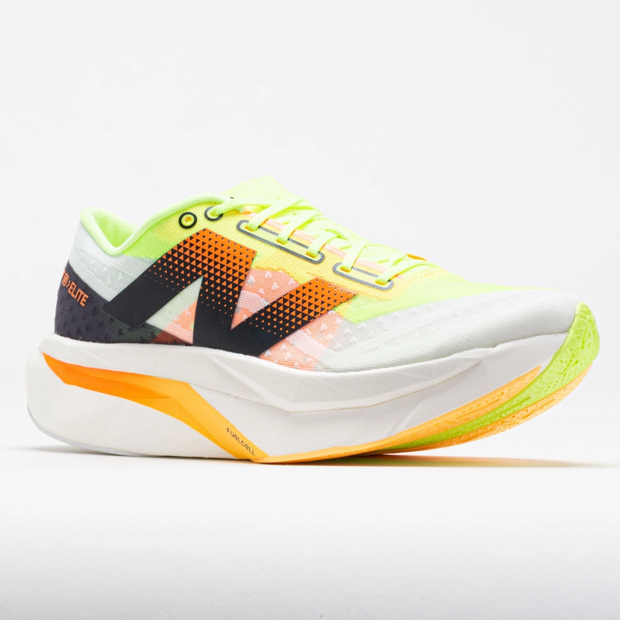 New Balance FuelCell SuperComp Elite v4 Women's  White/Bleached Lime Supportive midsole handball shoes