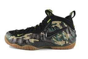 Nike Air Foamposite Pro PRM LE "Green Camo" Defensive Shoes carbon fiber plate