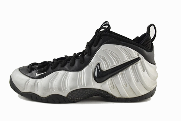 Comfortable Heel Counter Nike Air Foamposite Pro "Silver Surfer"