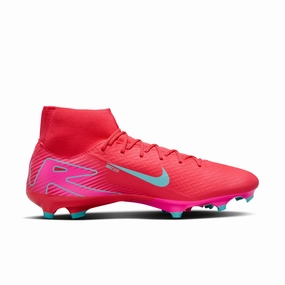 Comfort Lining First Kick Nike Air Zoom Mercurial Superfly 10 Academy FG/MG Soccer Cleat - Ember Glow/ Aurora Green