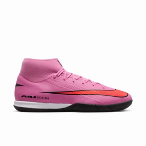 Nike Air Zoom Mercurial Superfly 10 Academy IC Indoor Soccer Shoes - Magic Flamingo/ Black Total Crimson Action Ready