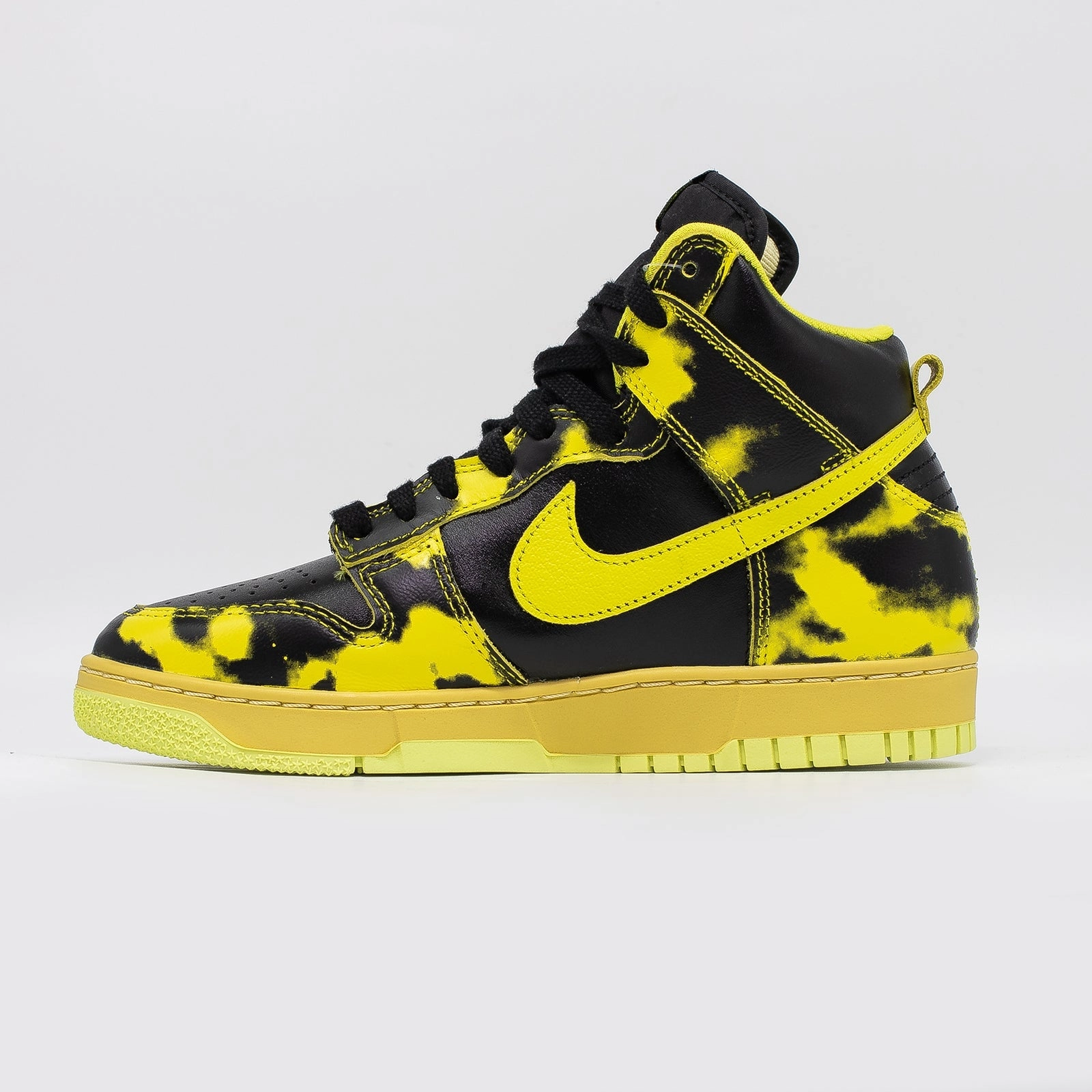 Multi Layer Cushion Nike Dunk High, 1985 Yellow Acid Wash