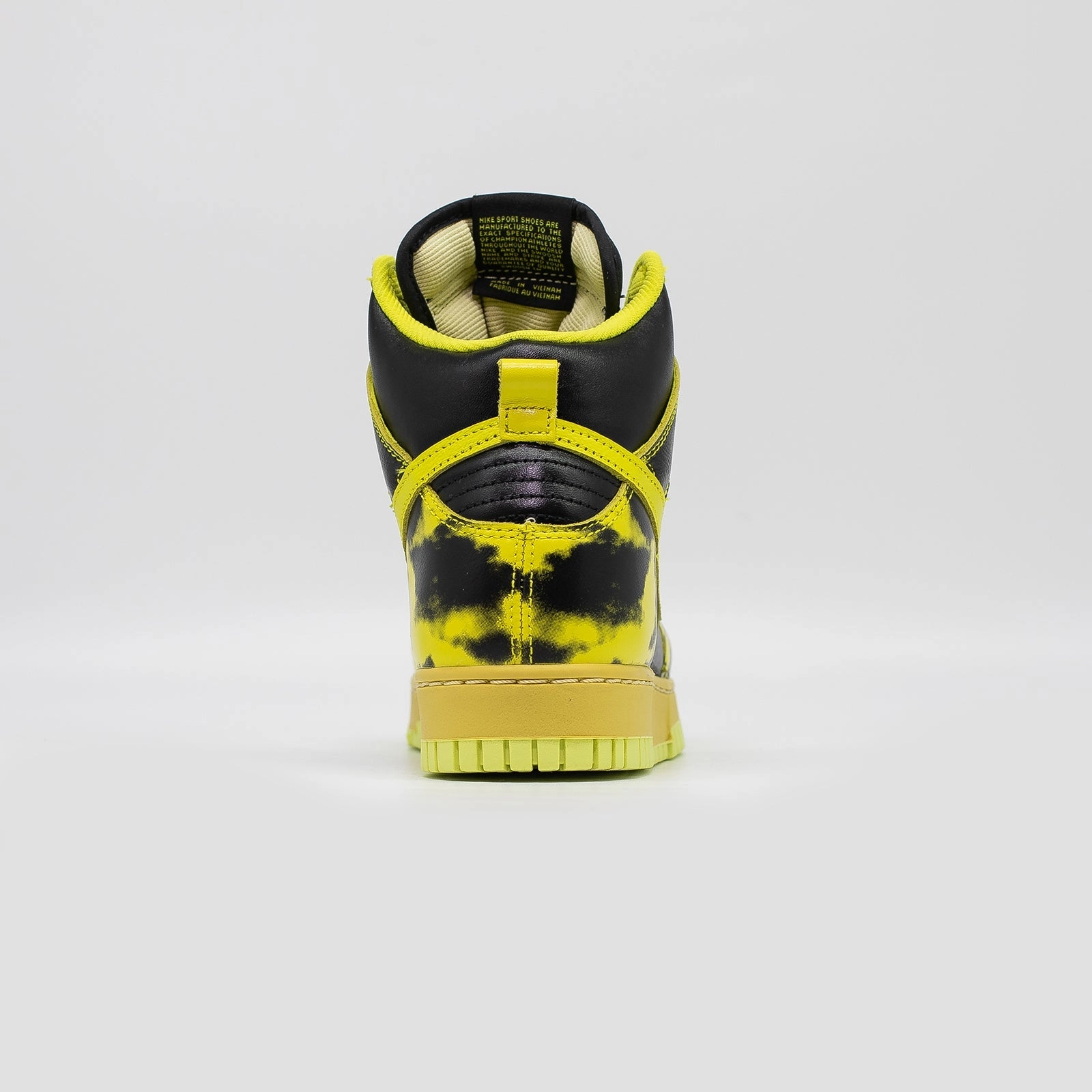 Every Occasion Nike Dunk High, 1985 Yellow Acid Wash