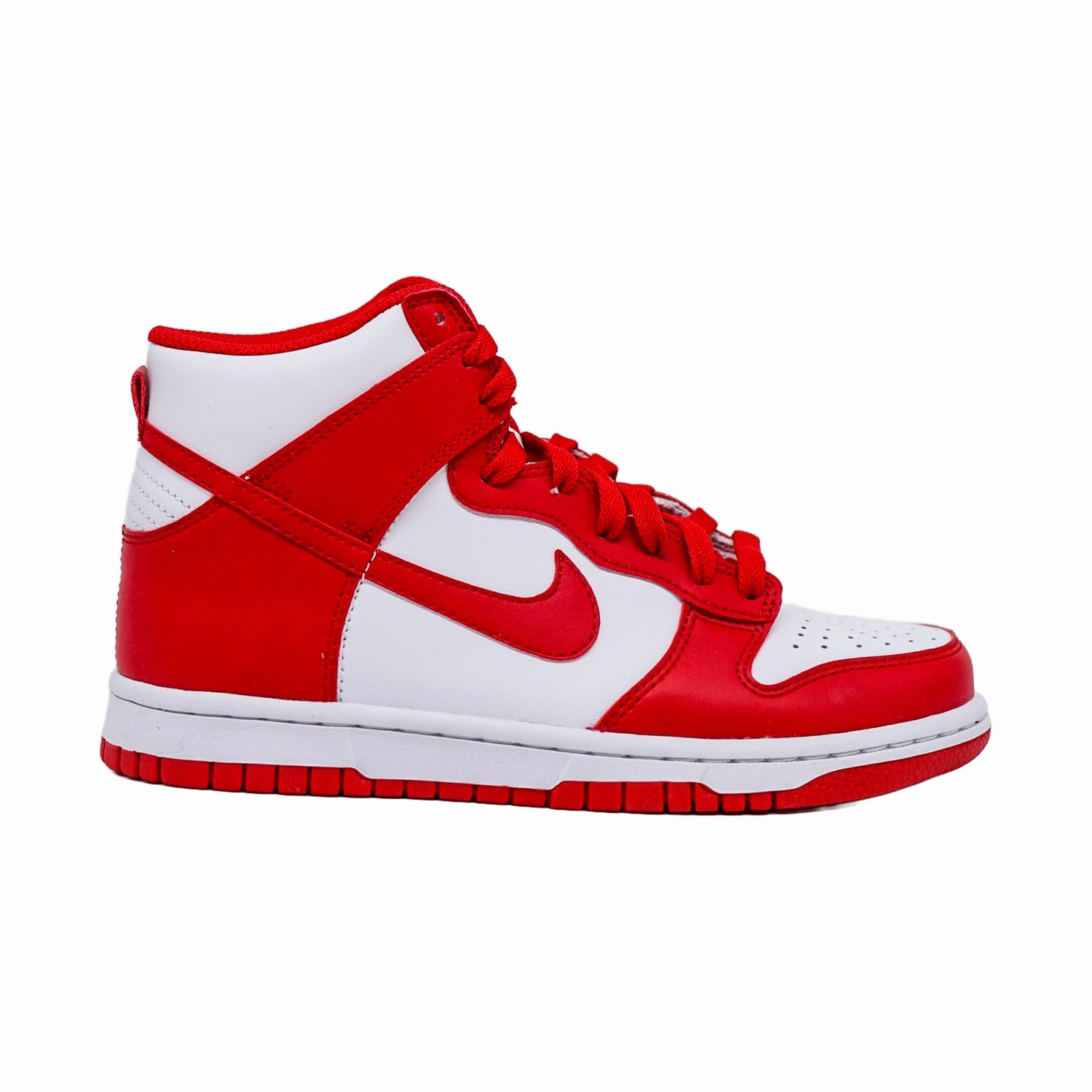 well made Strappy Nike Dunk High (GS), Championship Red