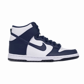 retro look Nike Dunk High (GS), Midnight Navy