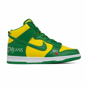 Orthopedic Fit Bold flair Nike Dunk High SB, Supreme By Any Means- Brazil