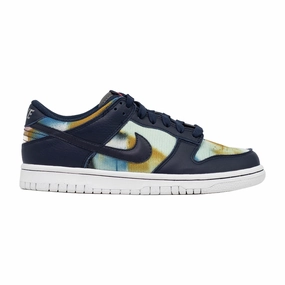 Nike Dunk Low (GS), Graffiti- Obsidian Cushioned Sole Quick Grip