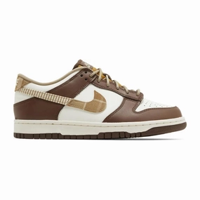 Nike Dunk Low (GS), Plaid Brown Structured ease