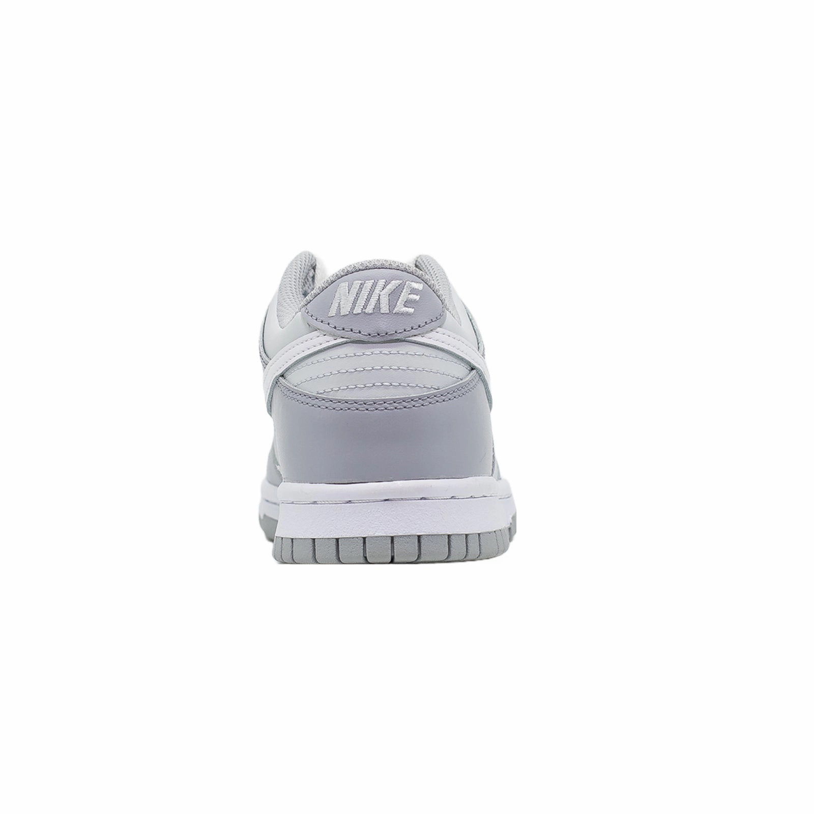 Nike Dunk Low (GS), Pure Platinum Wolf Grey Toe box space