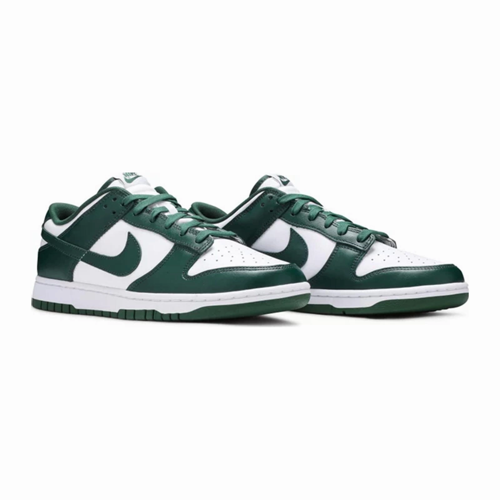 Nike Dunk Low, Michigan State Curved Heel Counter Smooth Flow