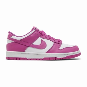 Nike Dunk Low (PS), Active Fuchsia Molded Heel Counter Weekend Walks