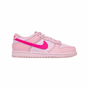 Bounce Support Hydrophobic Materials Nike Dunk Low (PS), Triple Pink