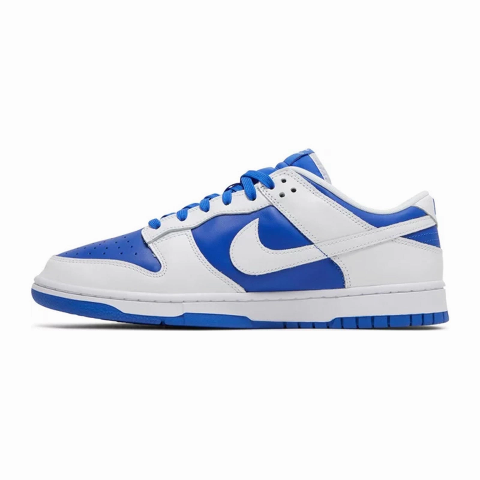 Nike Dunk Low, Racer Blue White Comfortable Sockliner Reinforced Arch Bridge
