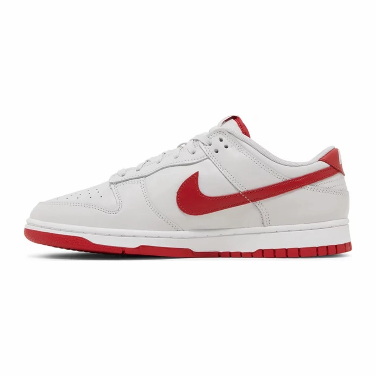 Nike Dunk Low, Vast Grey Varsity Red Air Ventilation