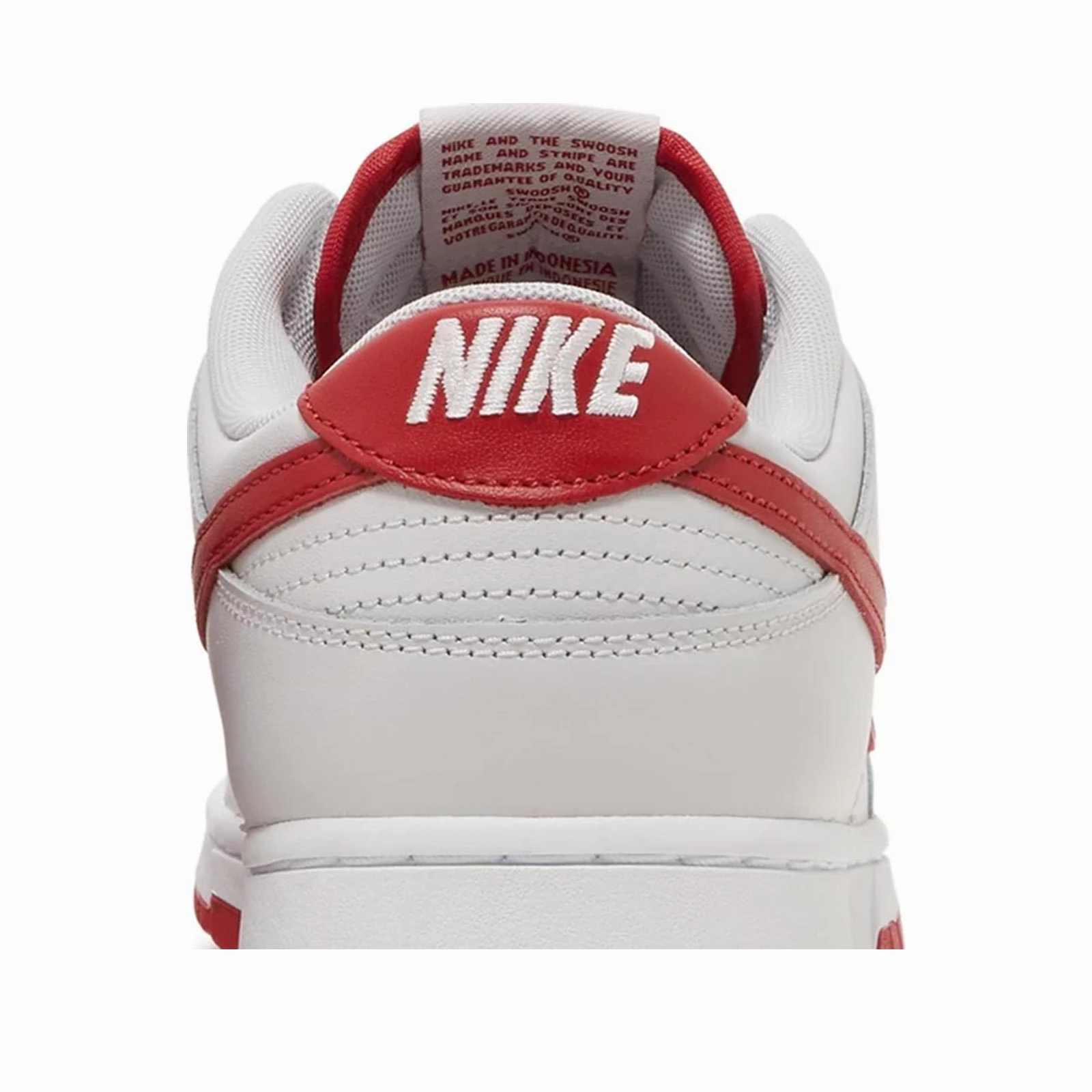 Active Mode Secure Lace Loops Nike Dunk Low, Vast Grey Varsity Red