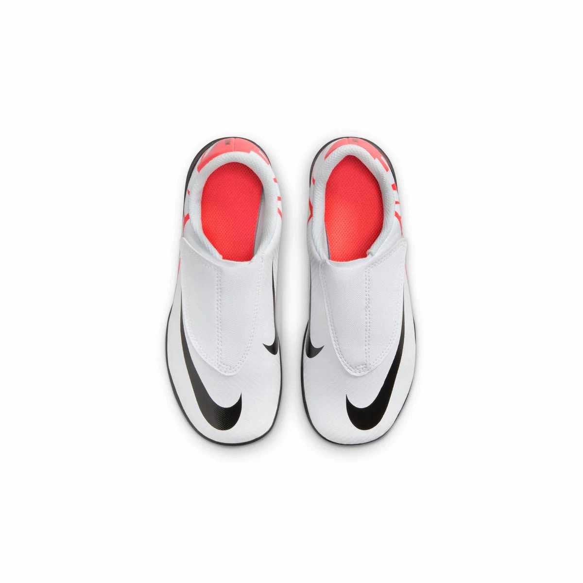 Nike Junior Mercurial Vapor 15 Club TF Turf PS (V) Soccer Cleat - Bright Crimson/White/Black quick - drying shoes Cushioned Ankle