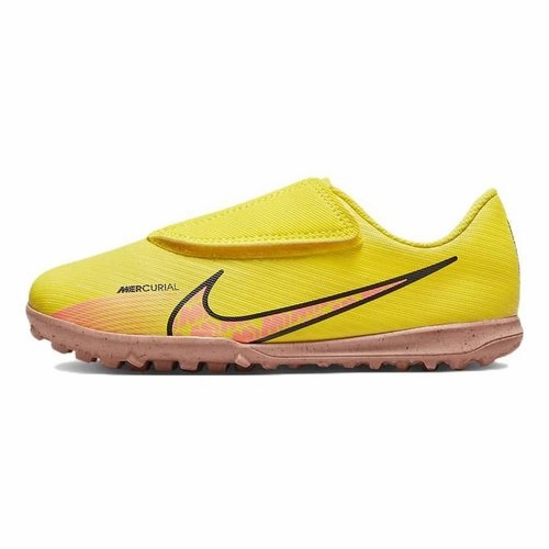 Satisfaction - guaranteed Light - weight laces Nike Junior Mercurial Vapor 15 Club TF Turf PS (V) Soccer Cleat -Yellow Strike/Sunset Glow