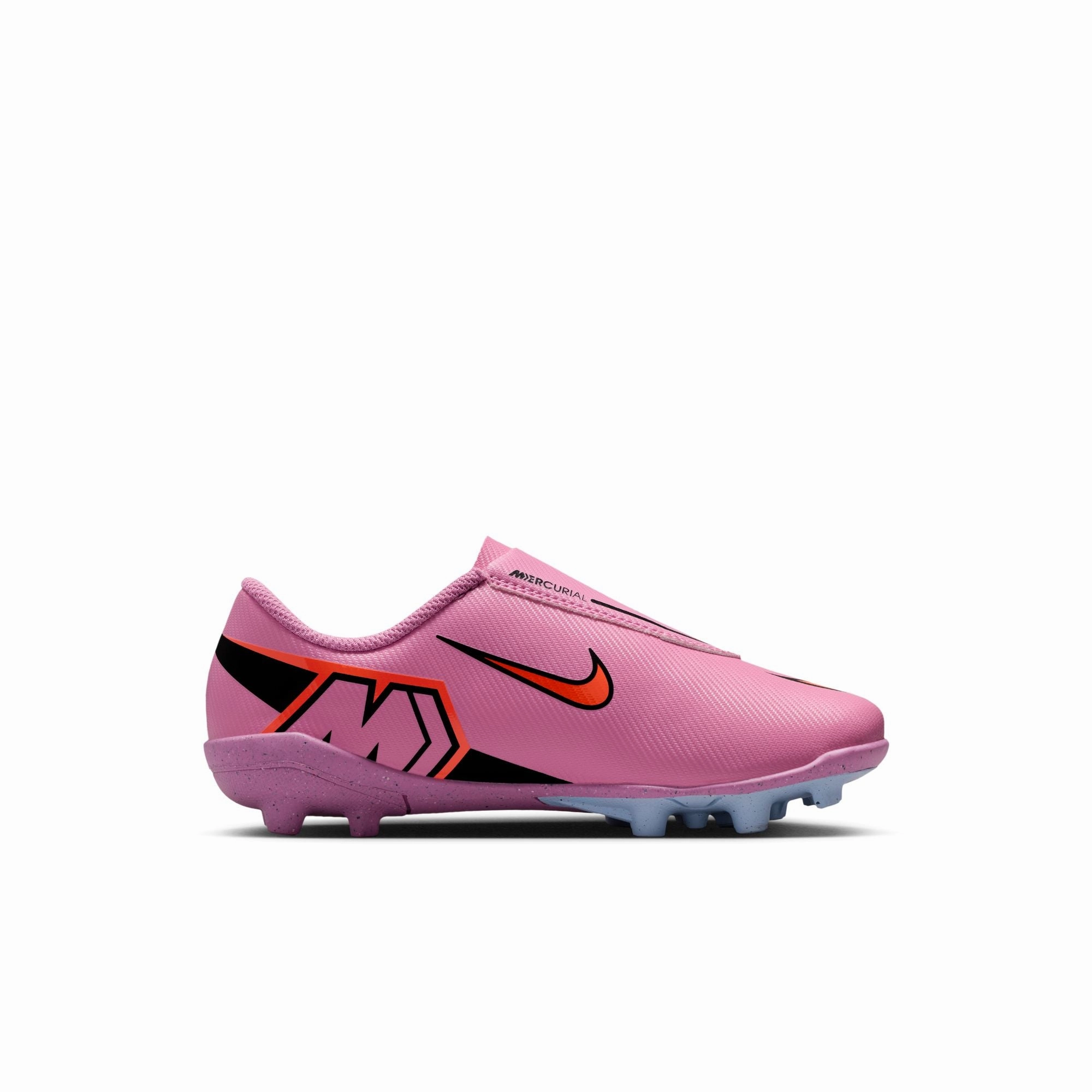 loops Nike Junior Mercurial Vapor 16 Club MG Multi Ground PS (V) Soccer Shoes- Magic Flamingo/Black-Total Crimson