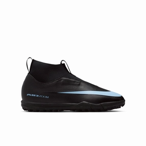 Arch support Quick Tread Nike Junior Superfly 10 Academy TF Turf Soccer Shoes - Black/Ice Blue