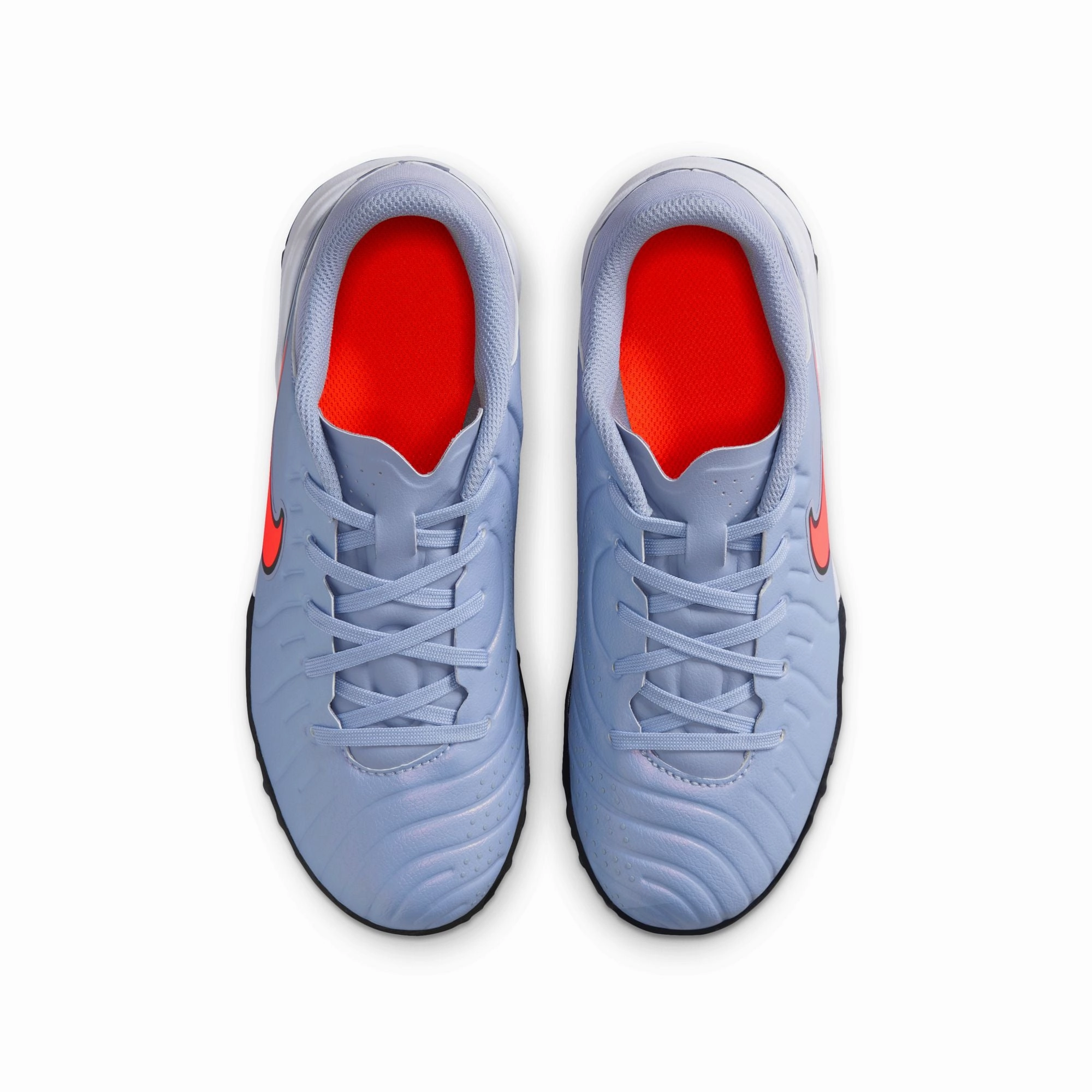 Adult Sports Push Off Nike Junior Tiempo Legend 10 Academy TF Turf Soccer Shoes - Blue Eclipse/Black