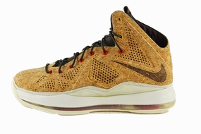 Nike LeBron 10 EXT "Cork" SAMPLE Enhanced Breathability Strong Support