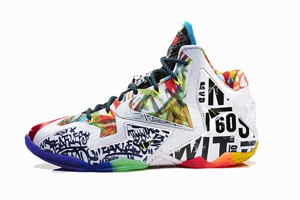Reactive Rebound Vibration Dampening Tech Nike LeBron 11 "What The"