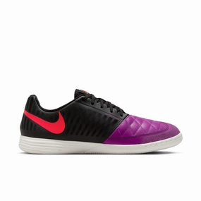 Nike Lunargato II  IN Indoor Soccer Shoes - Bold Berry/ Bright Crimson Stable Midsole