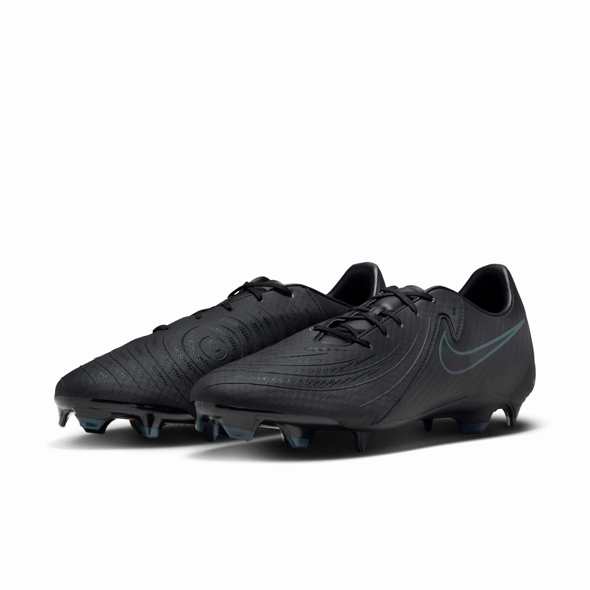 Nike Phantom GX Academy FG Firm Ground Soccer Shoes - Black Deep Jungle High rebound