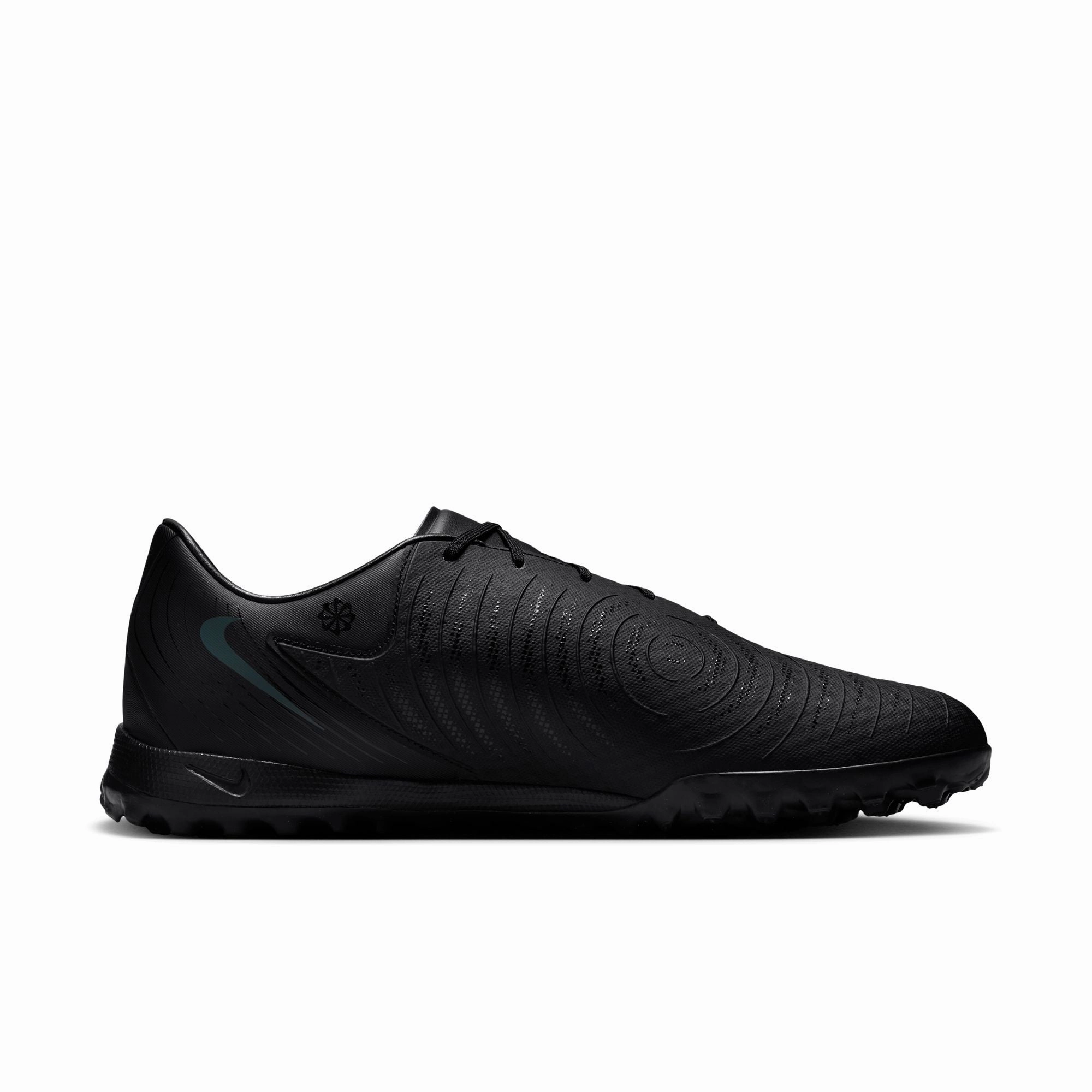 Quick Jump Comfort Padding Nike Phantom GX ll Academy TF Turf Soccer Shoes - BBlack/Black-Deep Jungle