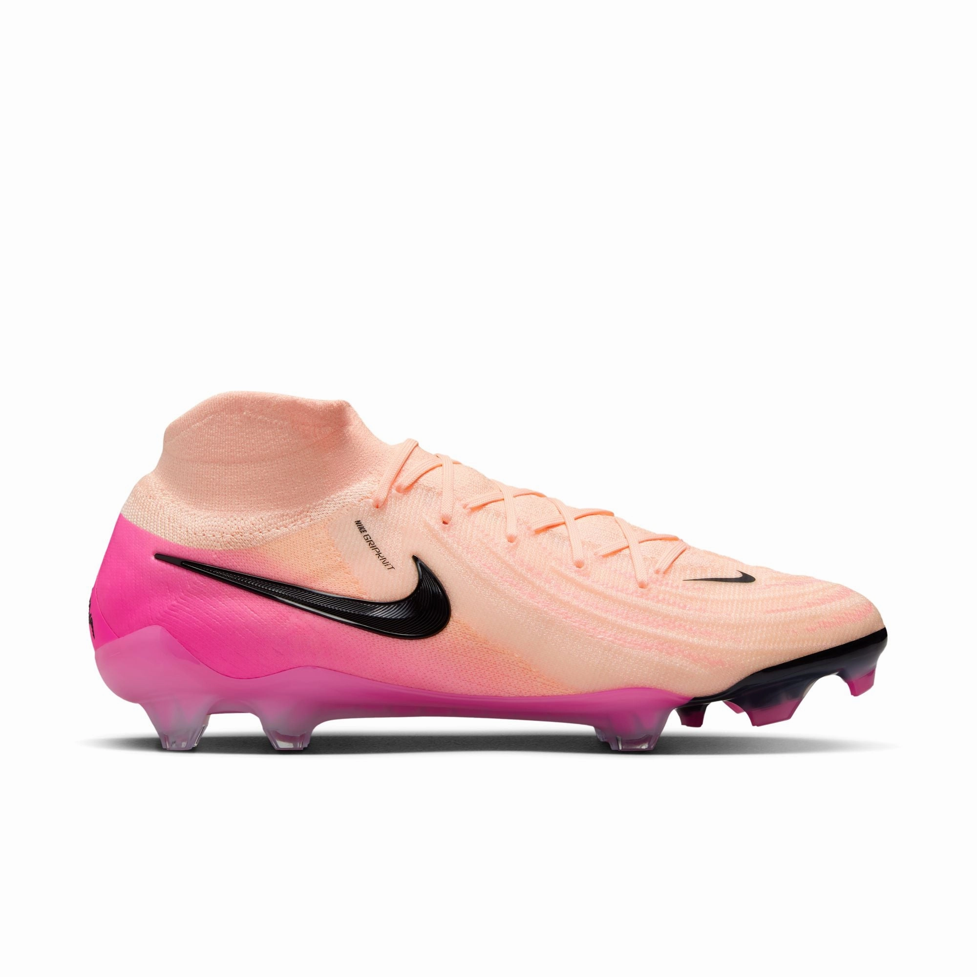 Nike Phantom Luna Elite FG Firm Ground Soccer Cleat - Chrimson Tint/ Black-Pink Blast Balanced feel
