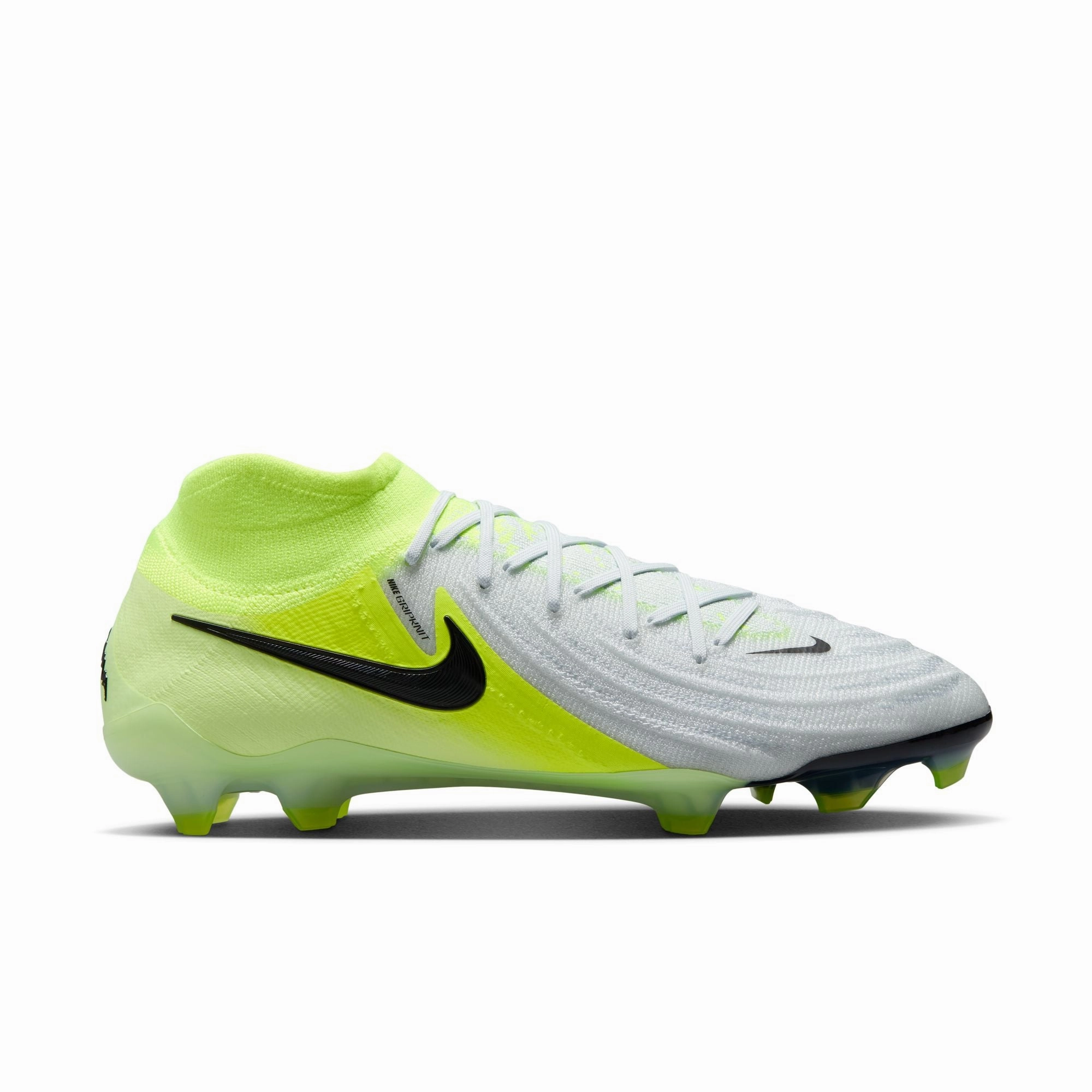 Locked Down In Game Nike Phantom Luna Elite FG Firm Ground Soccer Cleat - Metallic Silver/ Black Volt
