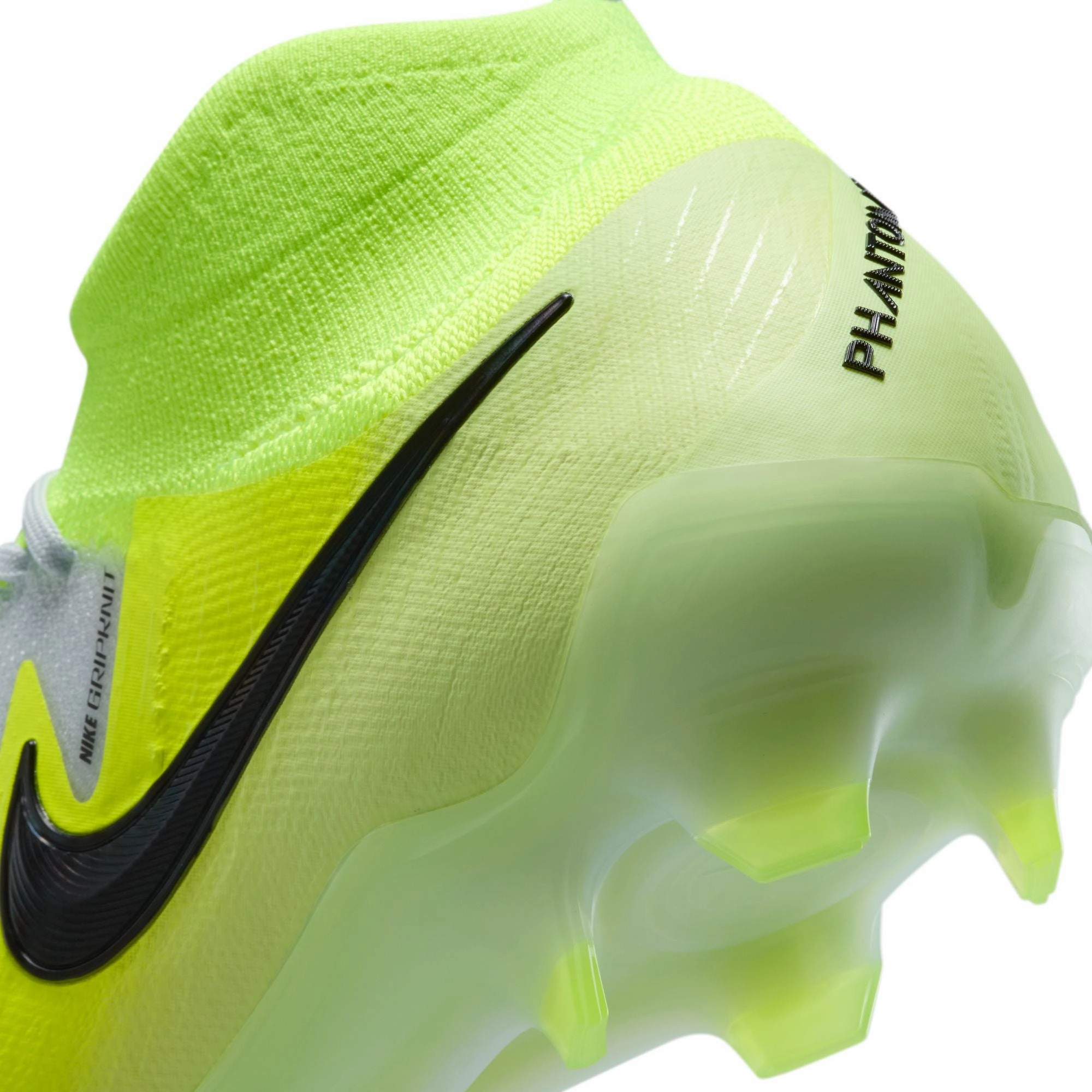 Nike Phantom Luna Elite FG Firm Ground Soccer Cleat - Metallic Silver/ Black Volt Touch Zone Track Motion
