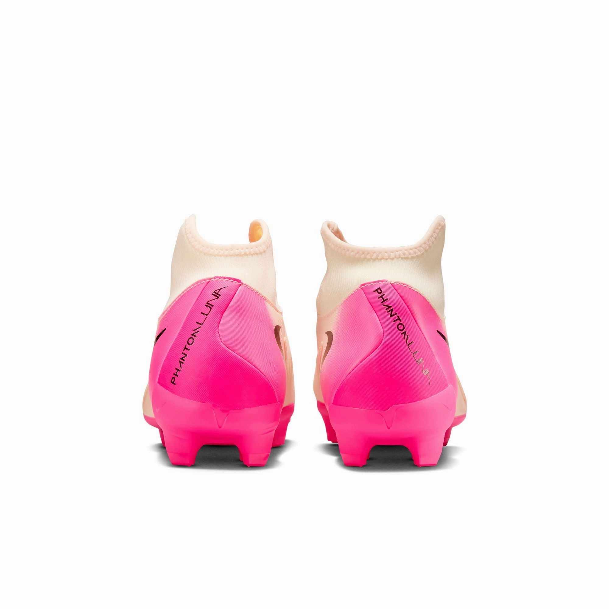 Nike Phantom Luna II Academy FG Firm Ground Soccer Shoes - Crimson Tint/Black-Pink Blast Ground Pressure