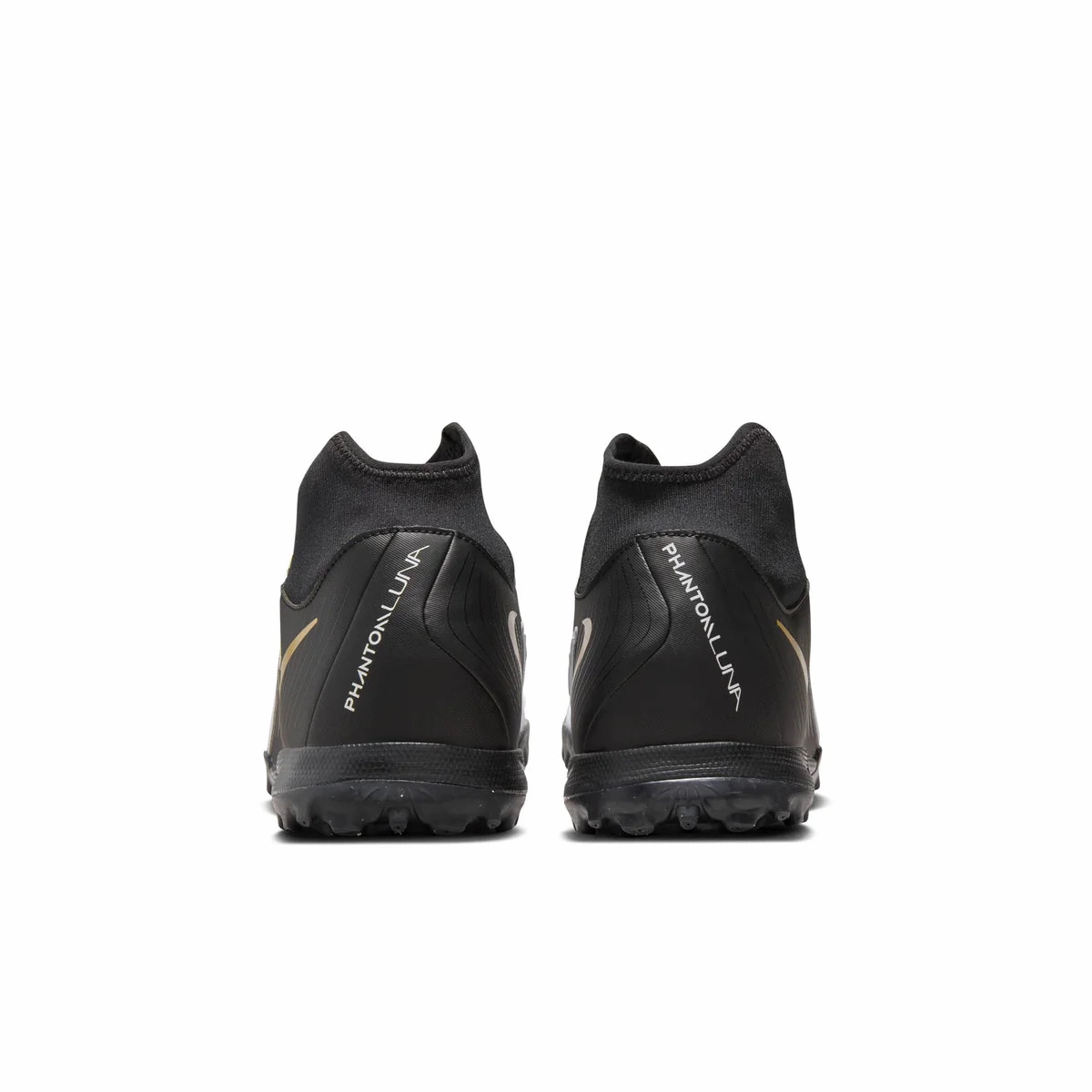 Nike Phantom Luna II Academy TF Turf Soccer Shoes - White/ Black/ Gold Coin Comfortable Arch