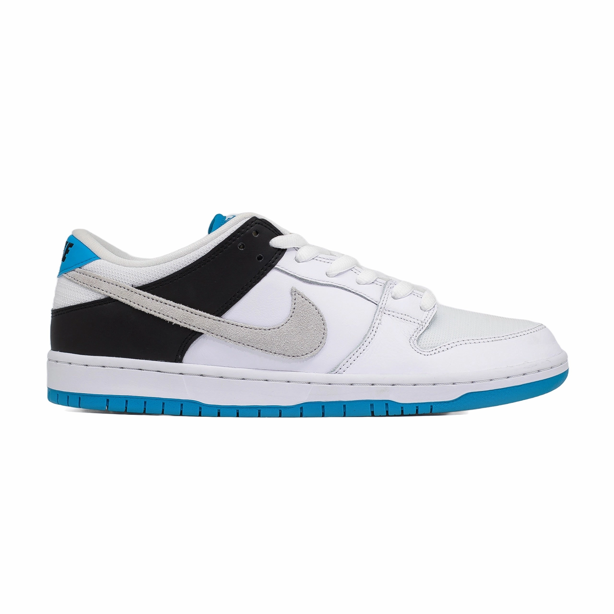 Nike SB Dunk Low, Laser Blue Handcrafted Stitching Elastic tongue
