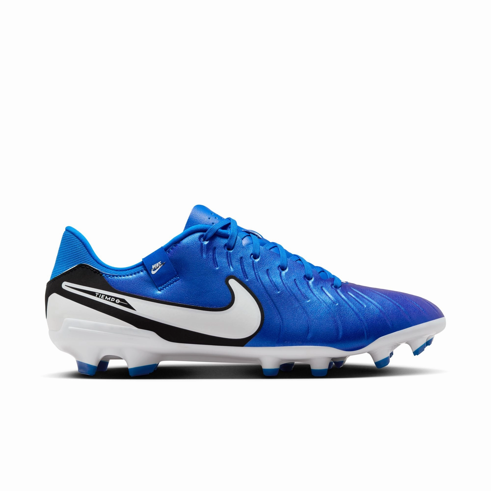 Comfortable Heel Nike Tiempo Legend 10 Academy FG Firm Ground Soccer Cleats - Soar/White