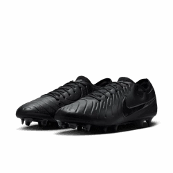 Daily Match Nike Tiempo Legend 10 Elite FG Firm Ground Soccer Cleats - Black/Black deep jungle