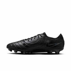 Power Step Leg Control Nike Tiempo Legend 10 Elite FG Firm Ground Soccer Cleats - Black/Black deep jungle