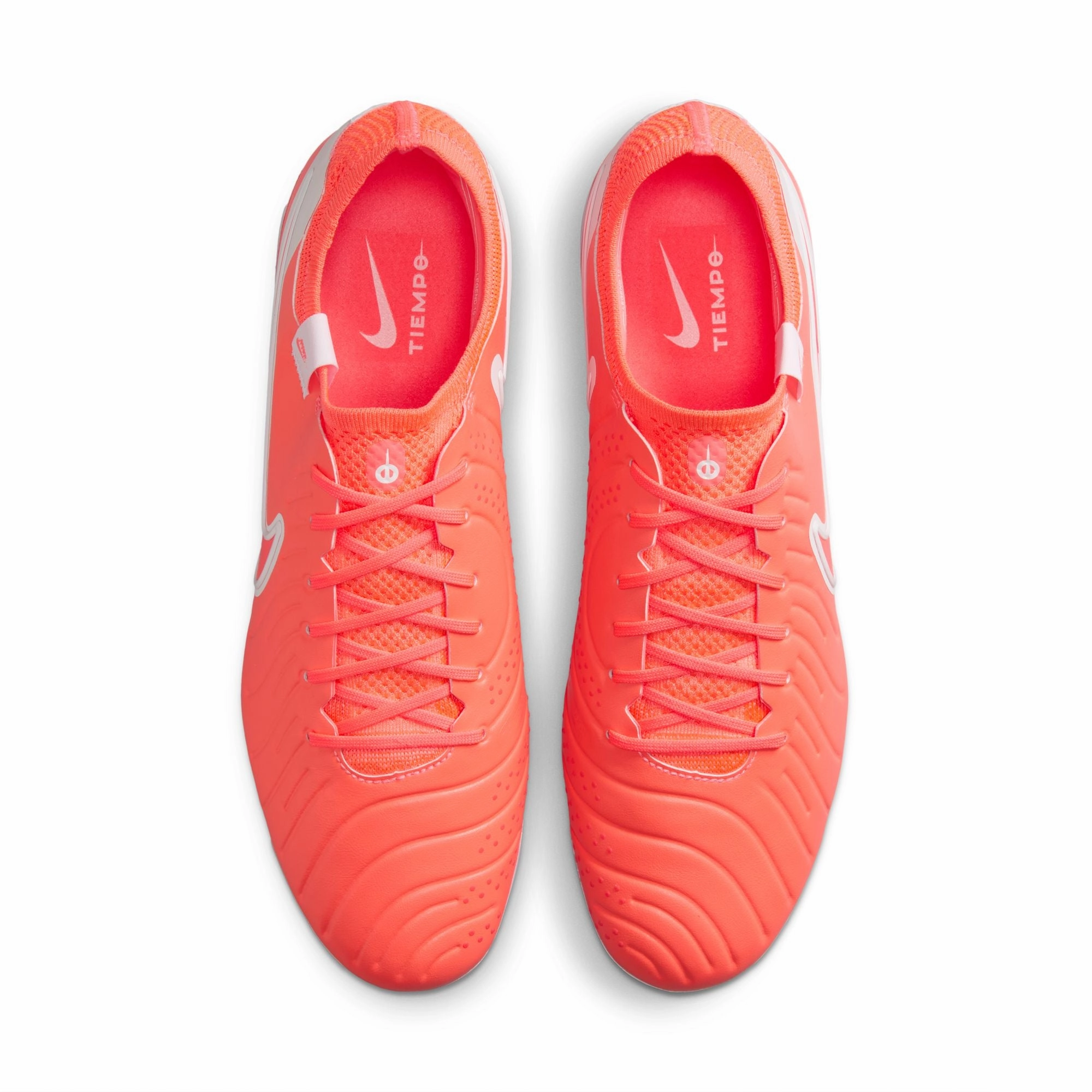 Leg Agility Leg Energy Nike Tiempo Legend 10 Elite FG Firm Ground Soccer Cleats - Hot Lava/ White