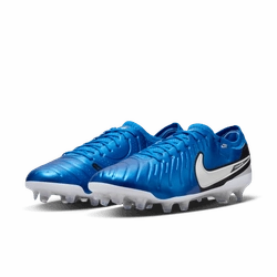 Foot Roll Dry Cushion Nike Tiempo Legend 10 Elite FG Firm Ground Soccer Cleats - Soar/White