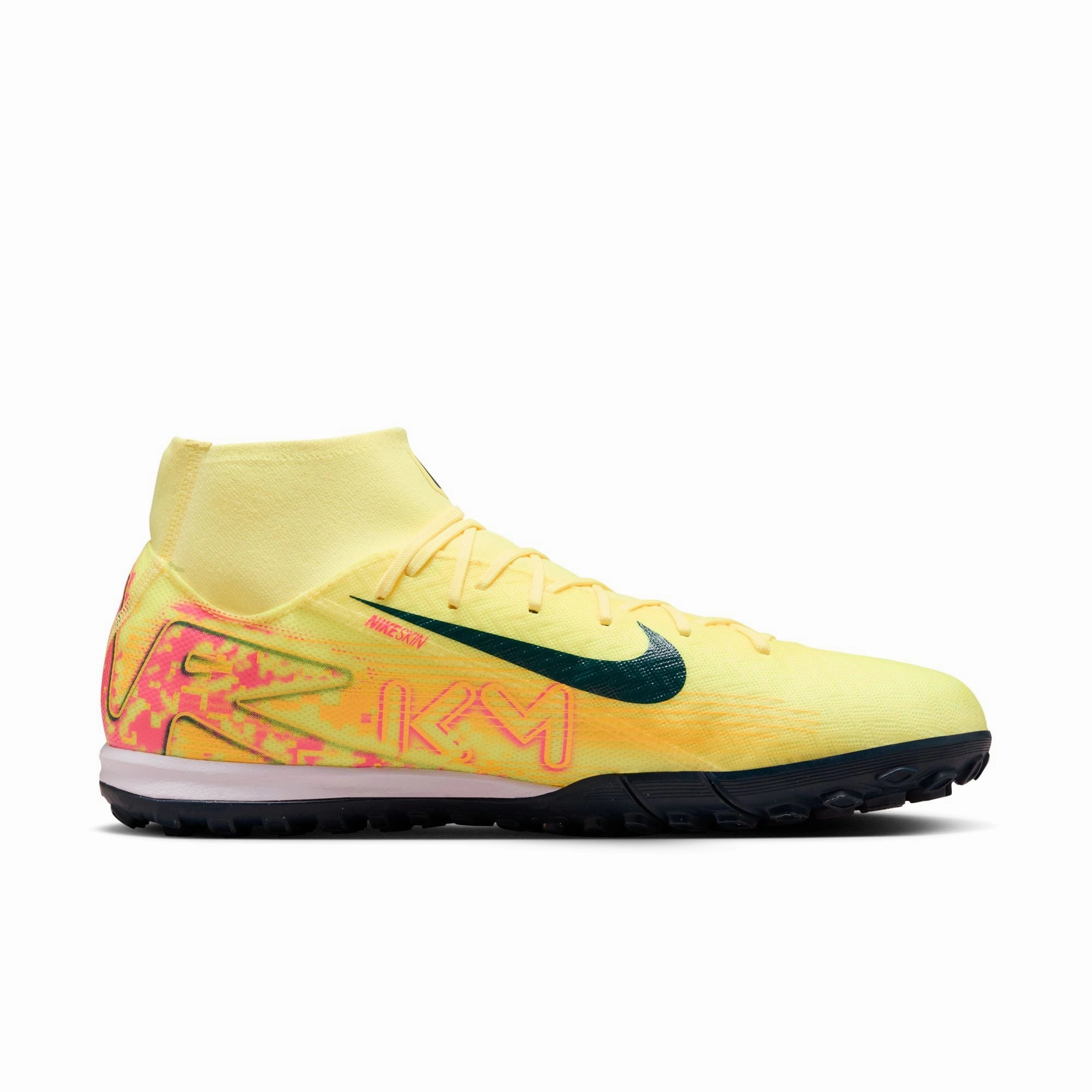 Nike Zoom Mercurial Superfly 10 Academy TF Turf Soccer Shoes- Laser Orange/ Armony Navy Pace Master
